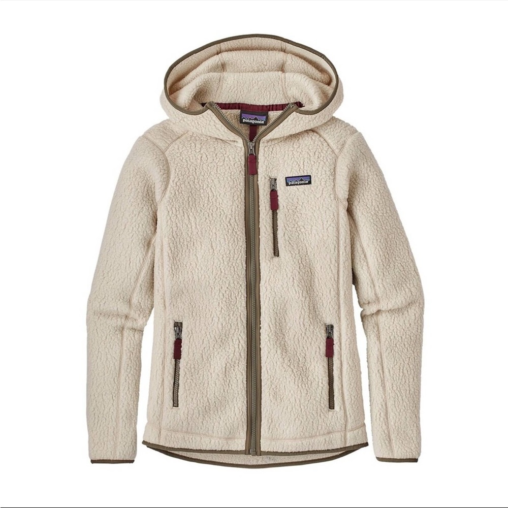 Patagonia retro pile zip hoodie